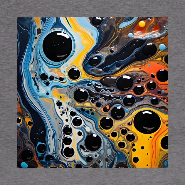 Abstract Celestial Viscosity Art by AbstractGuy